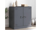 Anthracite sideboard 67x39x73 cm steel GINR82044