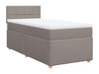 Lumenao bed base with Lumenao mattress 90x190 cm Fabric RKFT93850