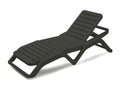 Lumenao Chaise Longue Adjustable Garden Chaise Longue Outdoor Chaise Longue Made in Italy 192x72h100 cm Anthracite QNBZ93455