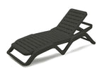Lumenao Chaise Longue Adjustable Garden Chaise Longue Outdoor Chaise Longue Made in Italy 192x72h100 cm Anthracite QNBZ93455