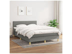 Ventoriq bed base with mattress, Dark Grey 140x200 Fabric CKOZ05016