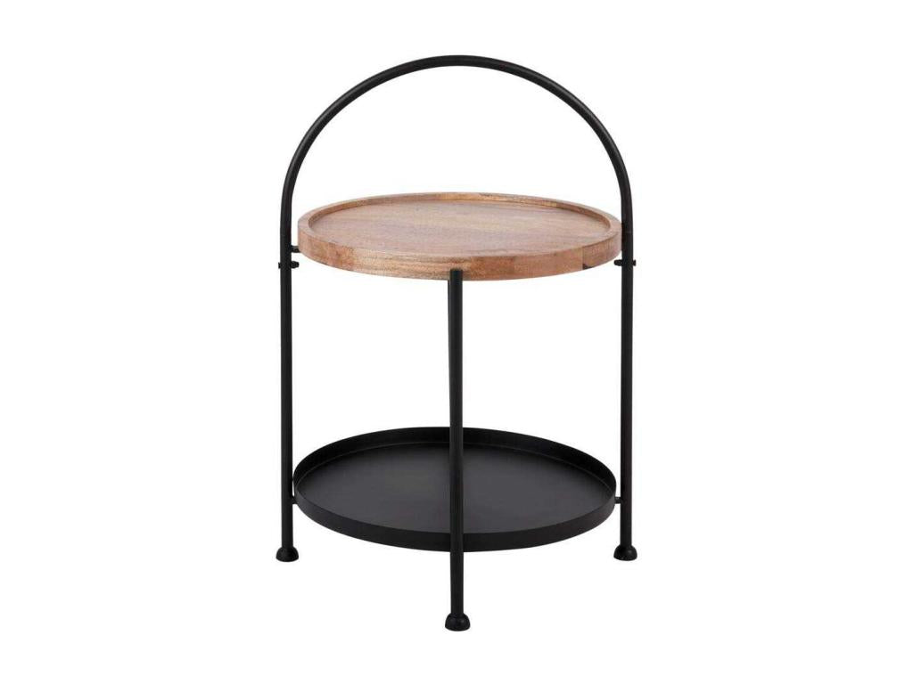 Side table Tray Black Ventoriq TYPQ60688