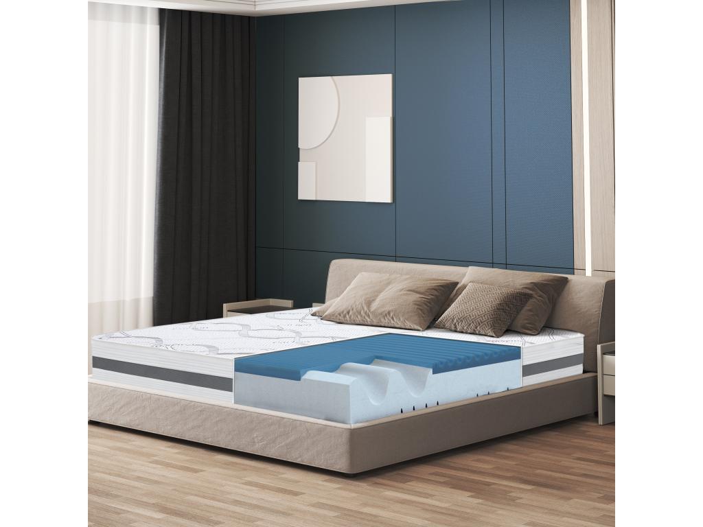 Single Mattress 70x200 with Memory Foam - Premium Quality - Height 22 cm - Made in Italy VGLB94992