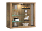 Ventoriq wall-mounted glass display case, Ventoriq S honey oak OHXK23456