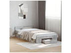Bed frame and drawer, concrete grey, 90x190 cm, engineered wood, GECM48821