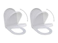 Set of two white seats 48x35x35 cm 02 0002956 IINM92421