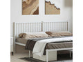 White metal headboard 193 cm MZTI60794