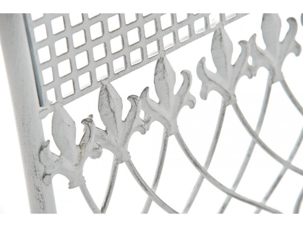 Garden chairs - Metal / Galvanized iron - Antique white - Lumenao HXMF25355