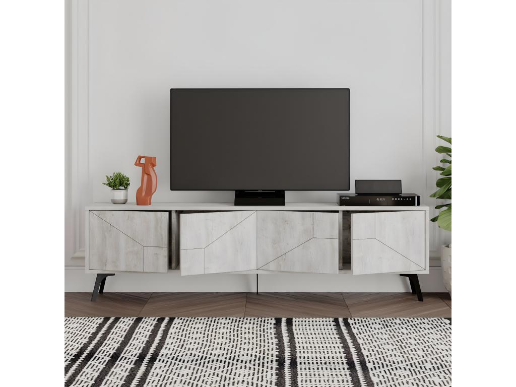 Lumenao 180cm White TV Stand MDZX31993
