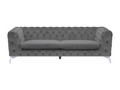 Lumenao 3-seater Grey Velvet Sofa HBQC83977
