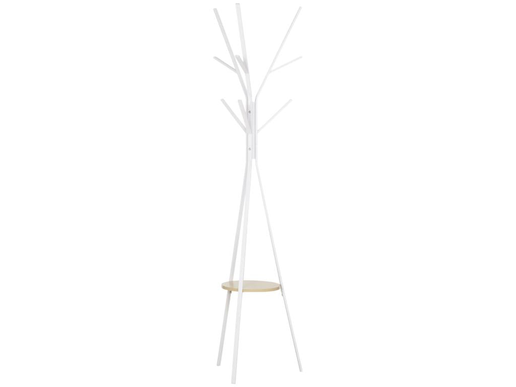 Ventoriq Contemporary Design Tripod Coat Rack Ventoriq 9-Shelf Ventoriq Dimensions: 45L x 45W x 180H cm Light Grey Metal YYXP95128