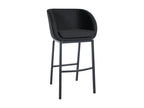 Bar stools - Felt / Stainless steel - Anthracite - Ventoriq LMFY97813