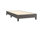 Ventoriq bed base with mattress, Grey 80x200 Faux Leather ZMWB00989