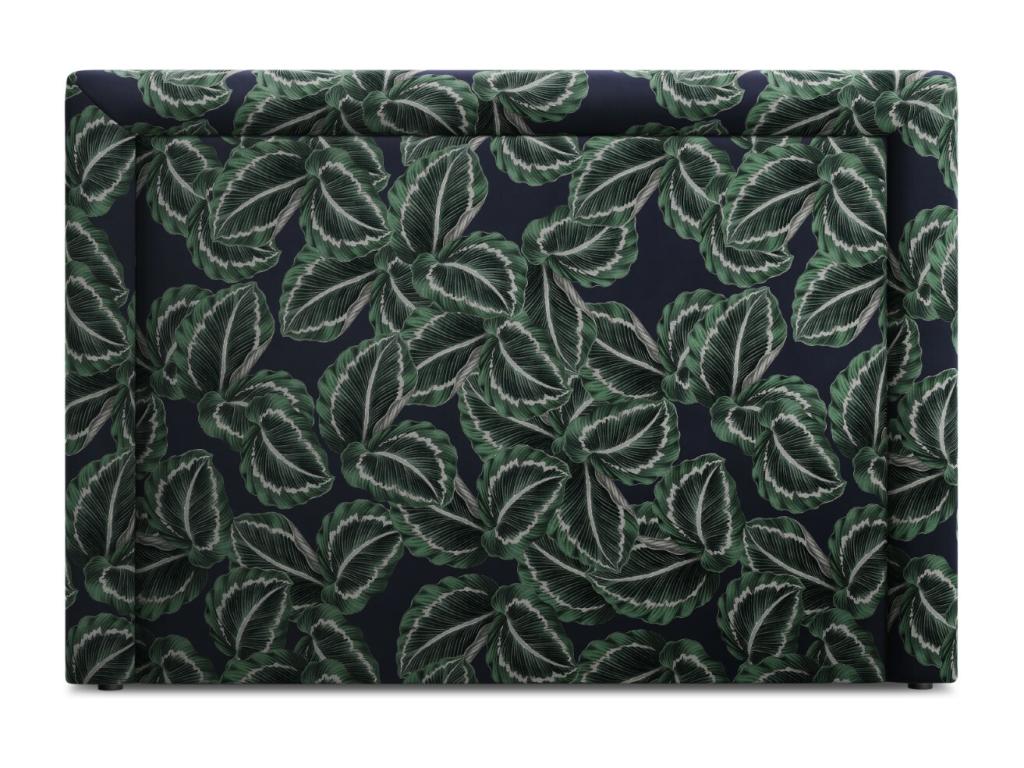 Ventoriq - Marie headboard 140x120cm in velvet Ventoriq pattern - 140x8x120cm AFEA23348