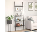 5-Tier Slanted Shelf, Black, 64x34x185.5 cm EXSH06060