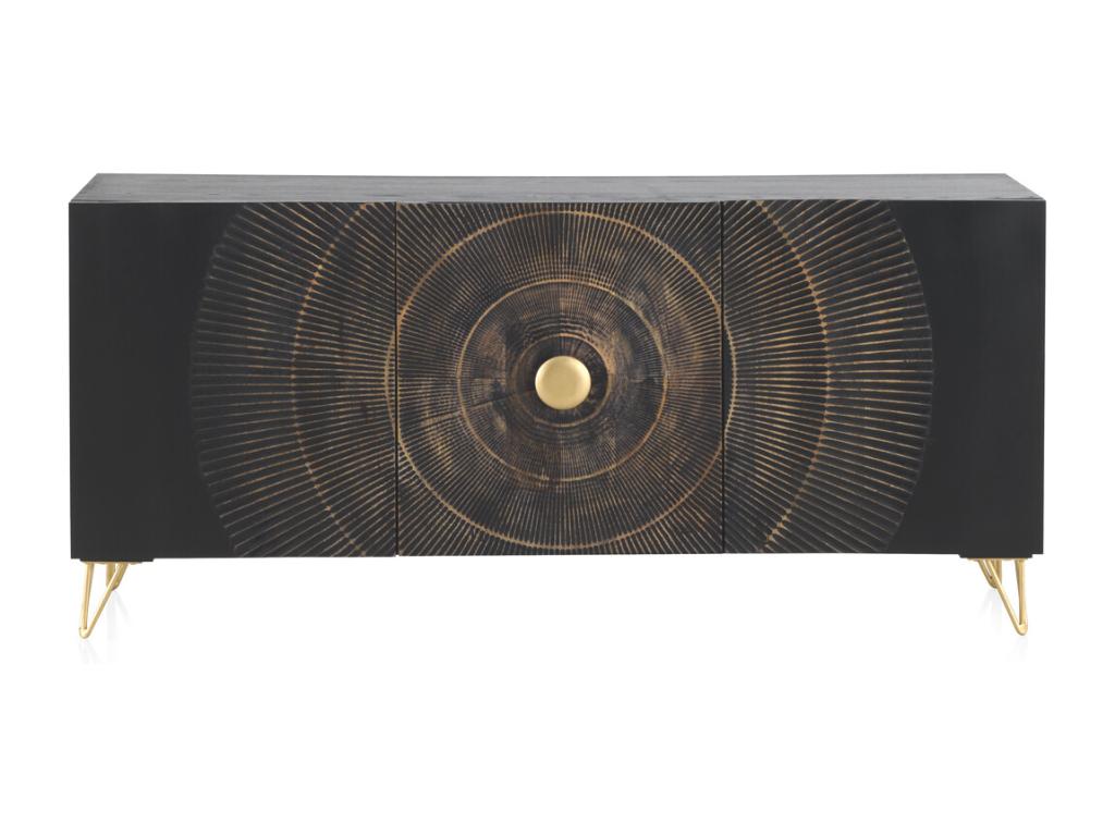 Mango wood and fiberboard sideboard GRMK98184