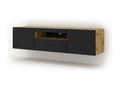 Lumenao TV Stand 150x37x42 NO LED Cream / Black MAFC07701