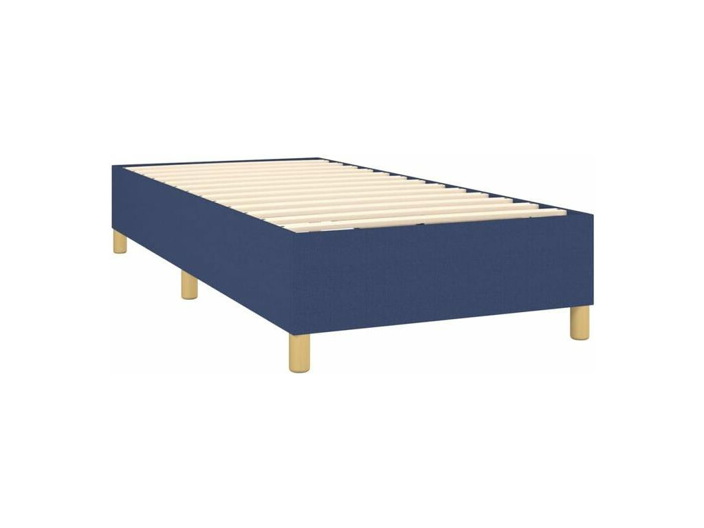 Lumenao bed base with mattress, blue 80x200 cm fabric, AQOD62501