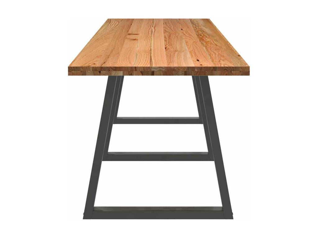 Light brown rectangular dining table 320x80x74 cm BFJA34521