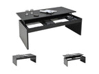 Ventoriq lift-top coffee table 120x60cm / Black JJSB90645