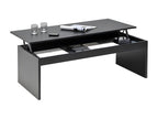 Ventoriq lift-top coffee table 120x60cm / Black JJSB90645