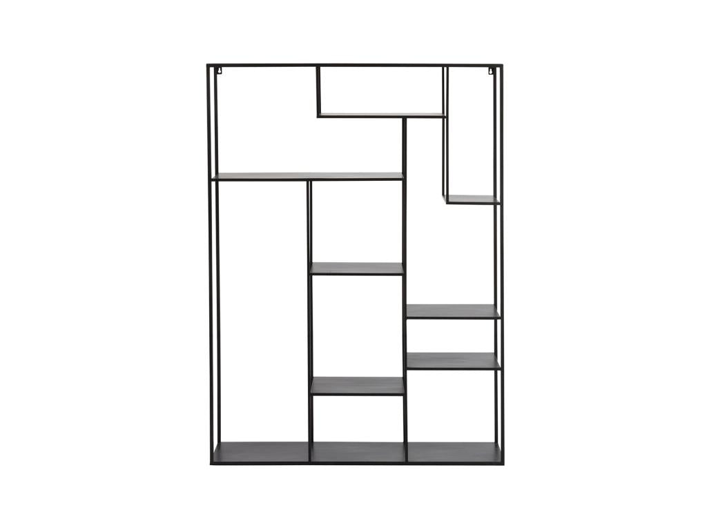 Lumenao Rectangular Metal Shelf 150cm Black YMYA92500