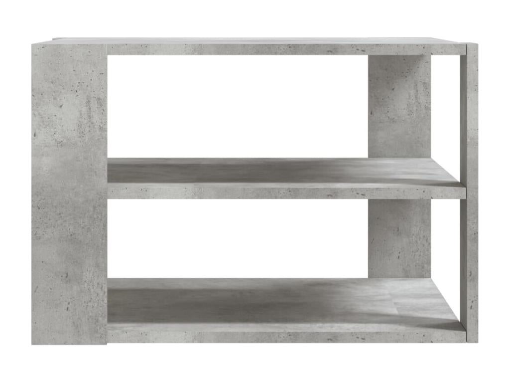 Concrete grey coffee table 59.5x59.5x40 cm engineered wood FWTE98227
