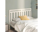 White Headboard 141x4x100 cm Solid Pine Wood TKTF56447