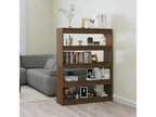 Bookcase/Room Divider, Brown Oak, 100x30x135 cm, AIMN19866