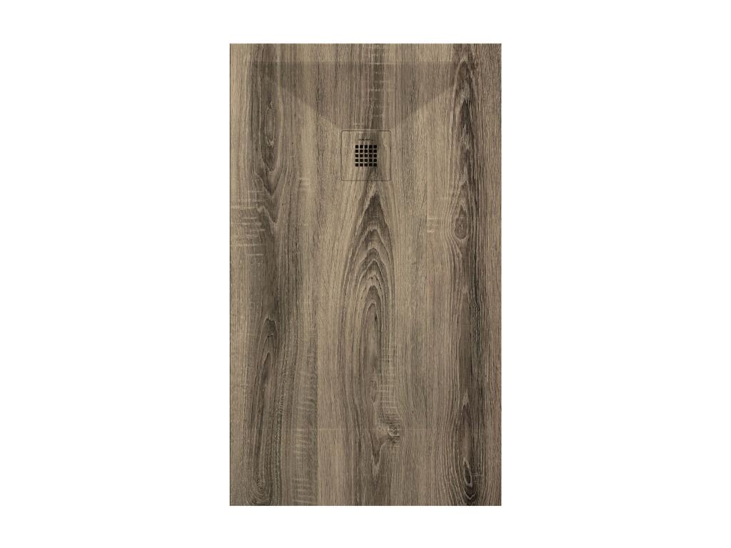 Lumenao 3D shower tray, Ash finish, smooth texture, colour grid - 180x80 cm DDTB40135