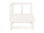 White garden corner sofa in solid pine wood BRRZ55514