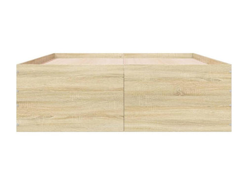 Lumenao oak bed frame 135x190 cm engineered wood ZEWT59792