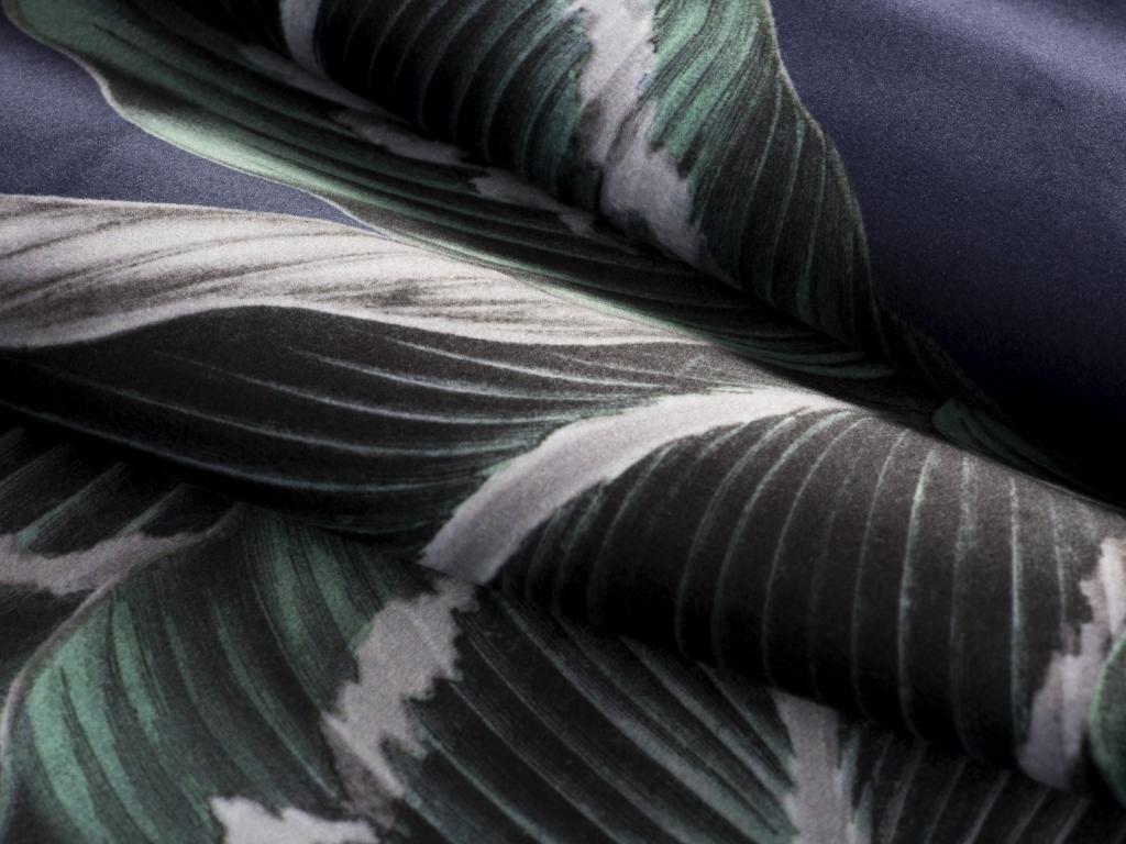 Ventoriq - Marie headboard 140x120cm in velvet Ventoriq pattern - 140x8x120cm AFEA23348