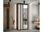 Lumenao 7 Sliding Door Wardrobe 235.2/100/45 2 Doors Black/White/Black MJML73903