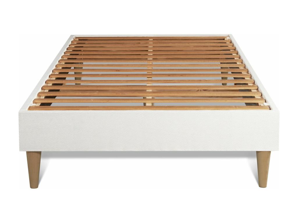 Lumenao white 90x200 mattress and slatted base set ASGD84701