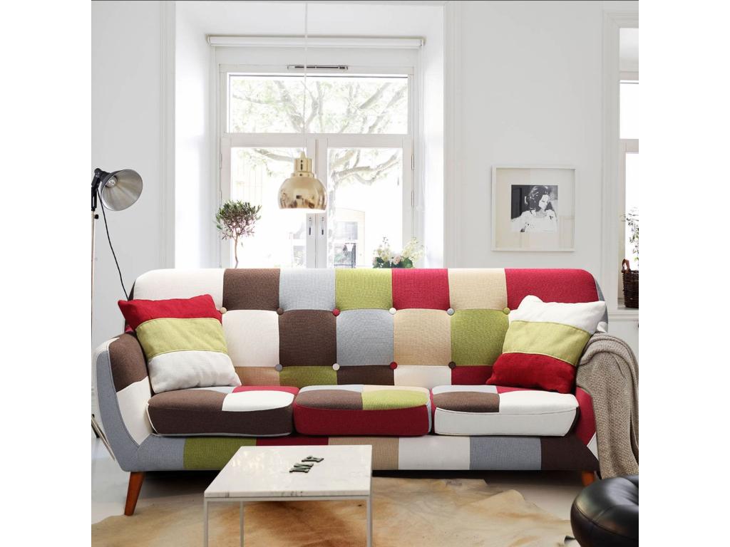 Lumenao 3-Seater Sofa 182cm Multicolour HCZP86140