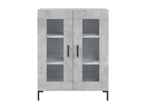 Concrete grey sideboard 69.5x34x90 cm engineered wood DCPR00696
