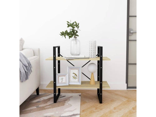 Lumenao engineered oak 2-tier bookcase MHYX15827